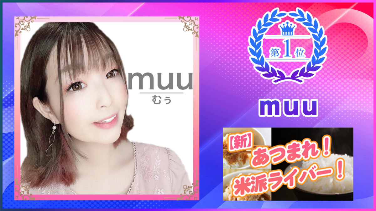 【SHOWROOM】イベント1位「muu」さんに独占インタビュー！