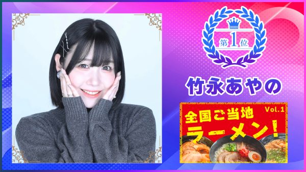 【SHOWROOM】ご当地ラーメンイベント1位「竹永あやの」さんに独占インタビュー！